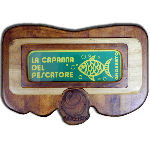 Targa Logo - La Capanna del Pescatore Targa Logo - La Capanna del Pescatore